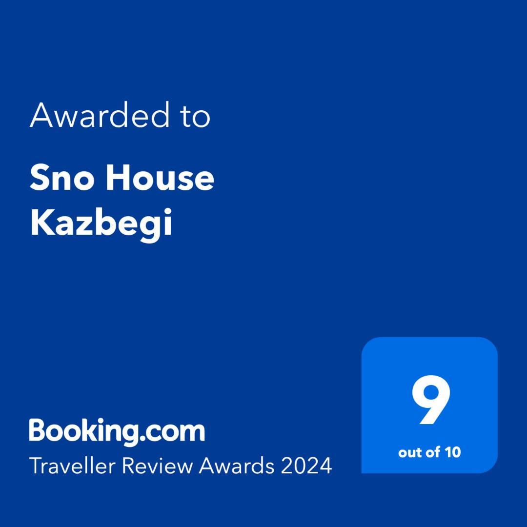 Hotel Sno House In Kazbeg Extérieur photo